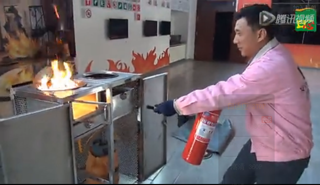 燃?xì)饣馂?zāi)滅火演練裝置演示